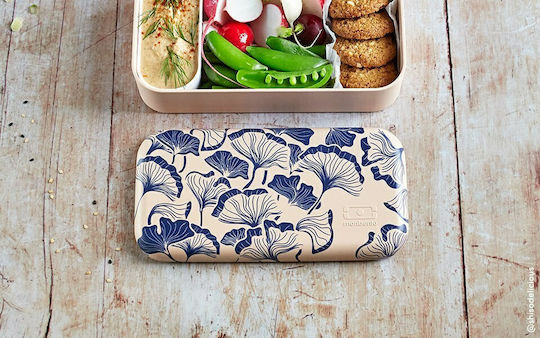 Monbento Original Δοχείο Φαγητού Πλαστικό Graphic Ginkgo 1lt
