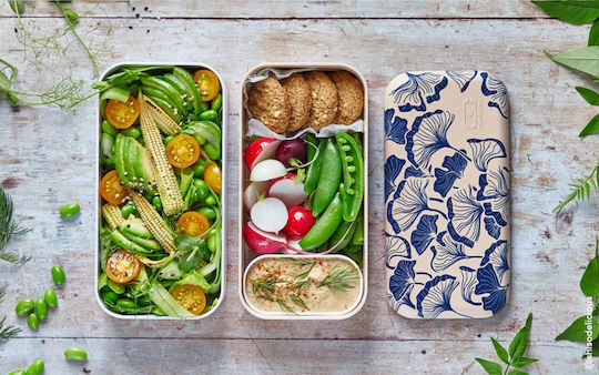 Monbento Original Δοχείο Φαγητού Πλαστικό Graphic Ginkgo 1lt