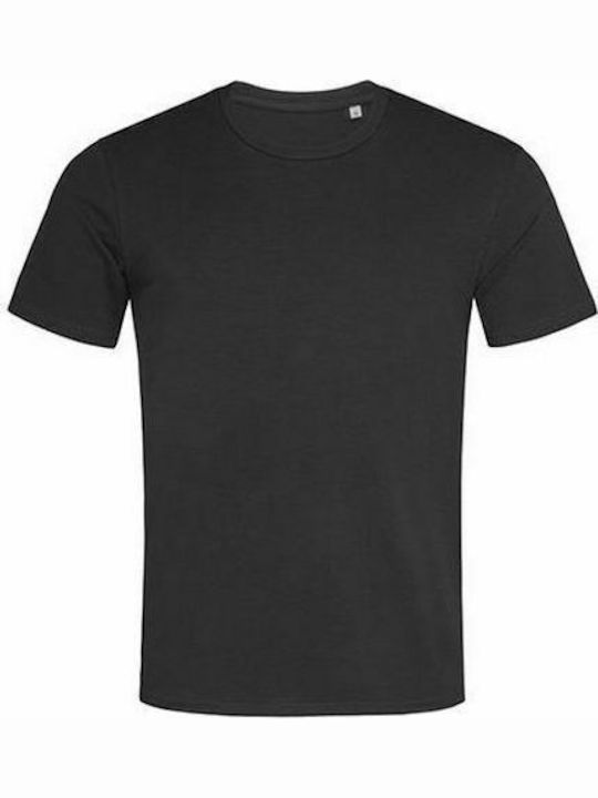 Stedman Clive Relaxed Ανδρικό Διαφημιστικό T-shirt Κοντομάνικο Black Opal