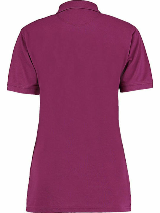 Kustom Kit Superwash 60 KK703 Women's Short Sleeve Promotional Blouse Magenta