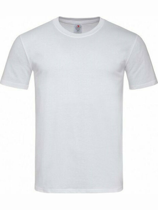 Stedman Classic-T Men's Short Sleeve Promotional T-Shirt White ST2010-WHI