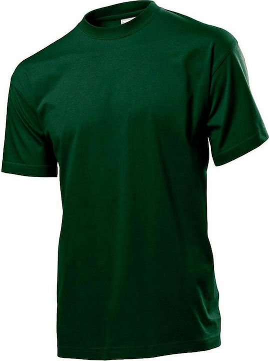 Stedman Classic-T Ανδρικό Διαφημιστικό T-shirt Κοντομάνικο Bottle Green