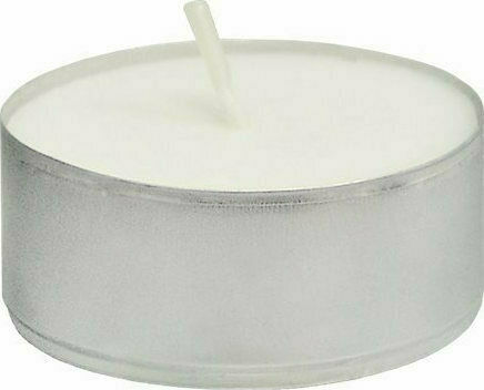 HOMie Tealights in White Colour up to 4 Hours Duration 50 Pieces