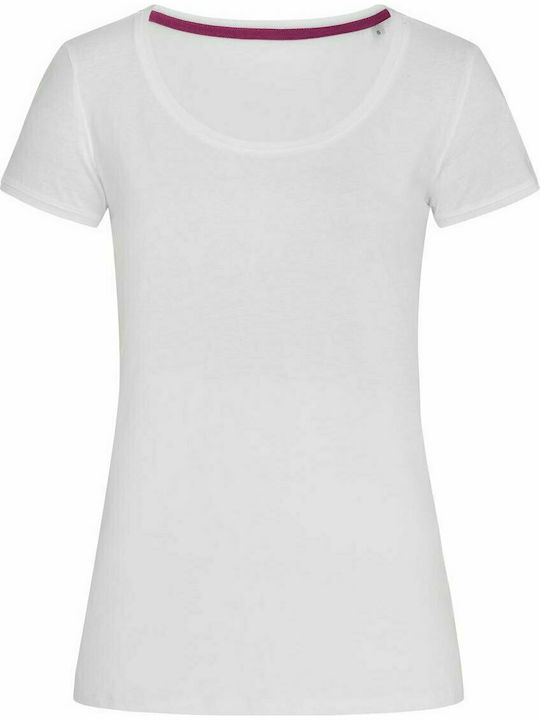 Stedman Megan Women's Short Sleeve Promotional T-Shirt White