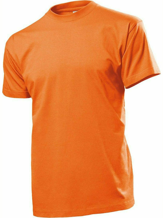 Stedman Comfort-T 185 Men's Short Sleeve Promotional T-Shirt Orange