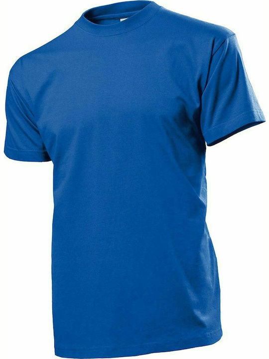 Stedman Comfort-T 185 Men's Short Sleeve Promotional T-Shirt Bright Royal