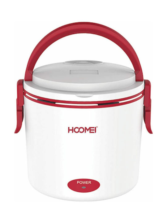 Hoomei Електрически Кутия за обяд Inox Червен 700мл 1бр