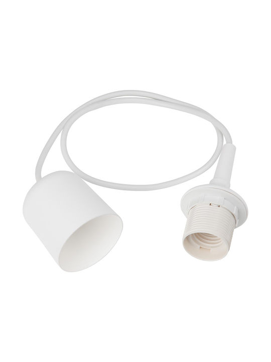 Brilliant Pendant Pendant Light Suspension for Socket E27 White