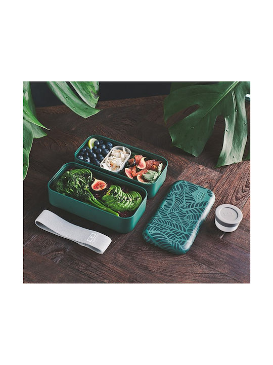 Monbento Δοχείο Φαγητού Πλαστικό Graphic Jungle 1lt