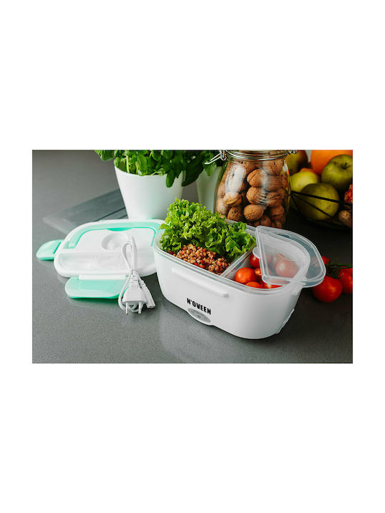 N'Oveen Plastic Electric Lunch Box Green 1100ml