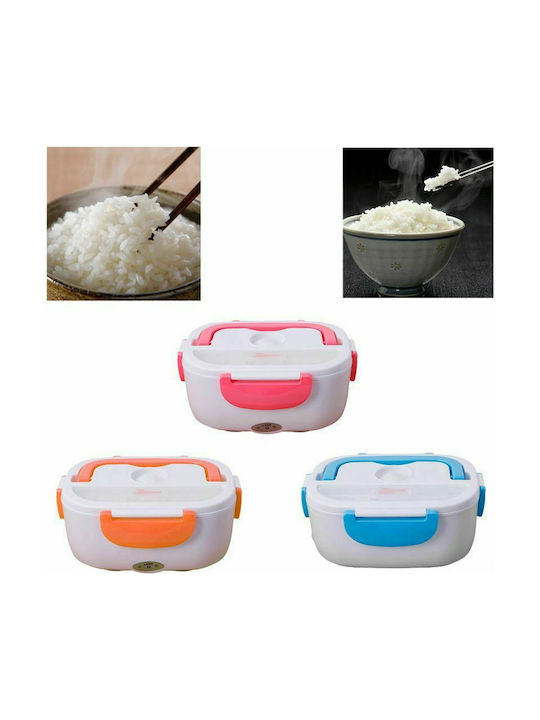 Plastic Electric Lunch Box Lamp Orange 650ml