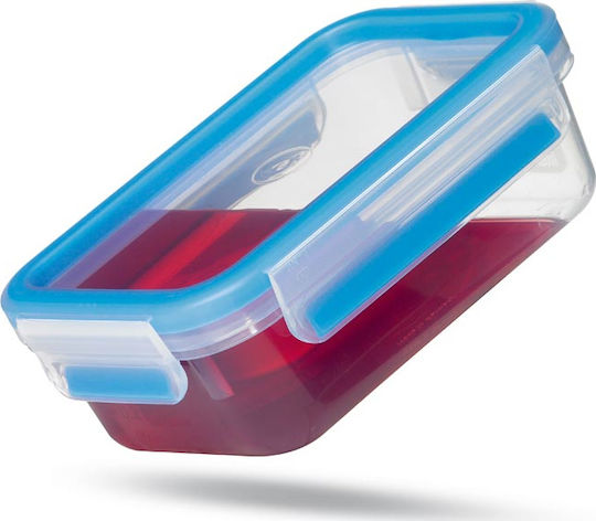 Emsa Clip & Close Set Plastic Lunch Boxes Blue 3 Pieces