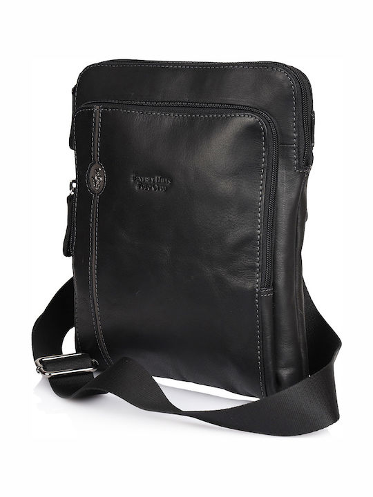 Leather Men's Bag Shoulder / Crossbody Black