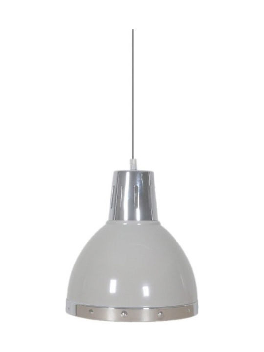 Artekko Hades Pendant Light Beige Bell with Socket E27 23x23cm