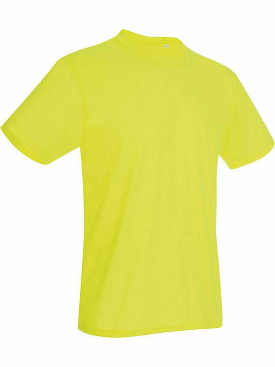 Stedman Cotton Touch Men's Short Sleeve Promotional T-Shirt Cyber Yellow