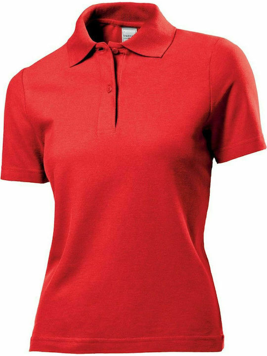 Stedman Women's Short Sleeve Promotional Blouse Red ST3100-SRE