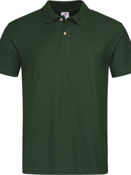 Stedman Men's Short Sleeve Promotional Blouse Green