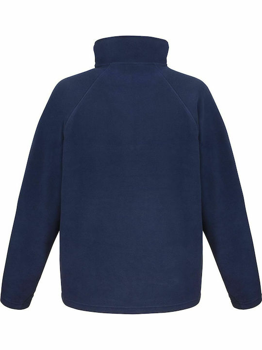 Result Micron Fleece Men's Long Sleeve Promotional Sweatshirt Navy Blue