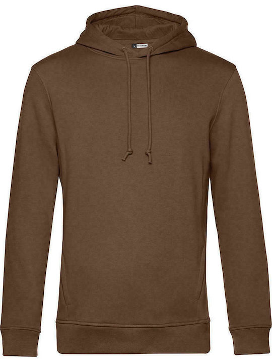 B&C Men's Long Sleeve Promotional Sweatshirt Brown