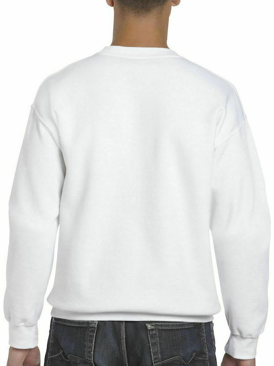 Gildan DryBlend Men's Long Sleeve Promotional Sweatshirt White