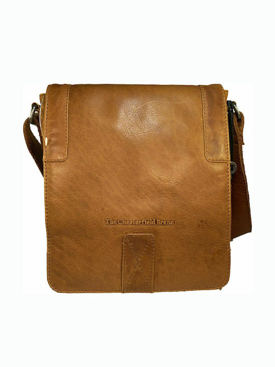 Leather Men's Bag Messenger Tabac Brown