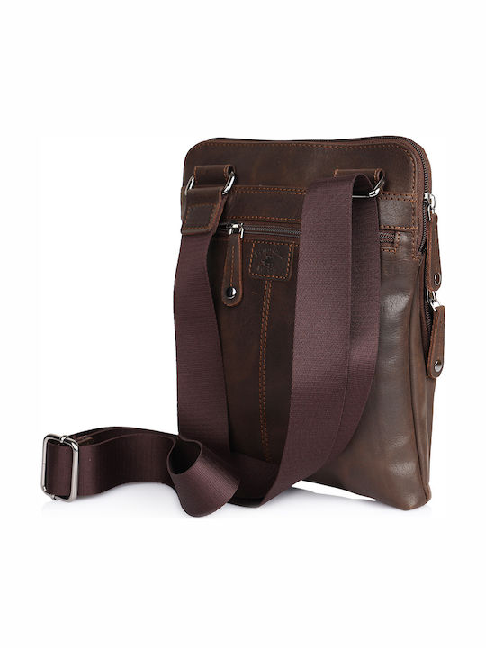 Leather Men's Bag Shoulder / Crossbody Brown