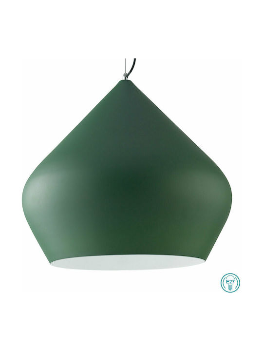 Fan Europe Tholos Pendant Light Single-Light Bell for Socket E27 Green