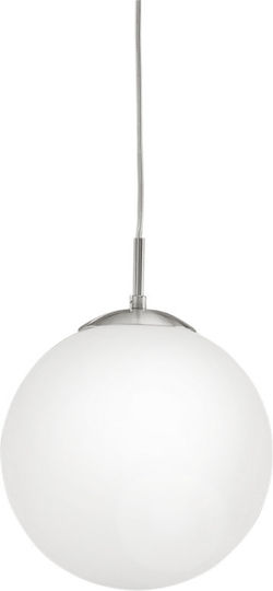Eglo Rondo Висящо Осветително Тяло Бял Топка с Цокъл E27 30x110см.