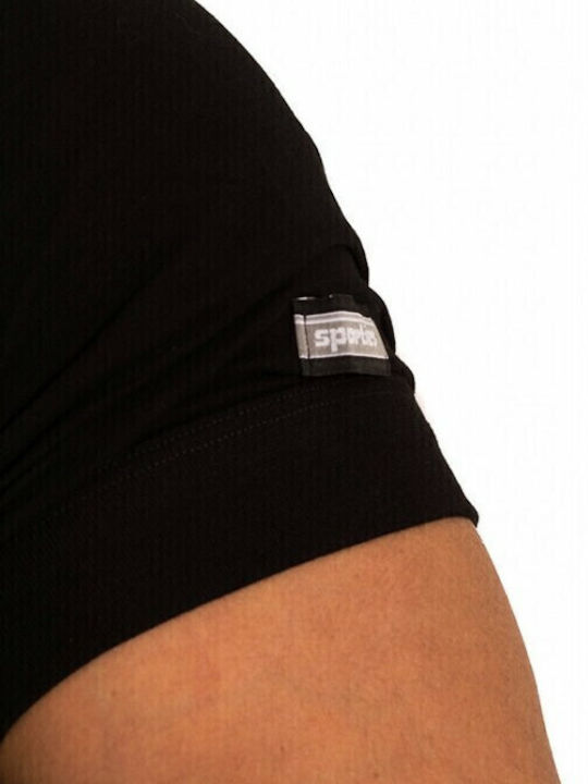 Men's Undershirts Short-sleeved in Black Color 2Pack