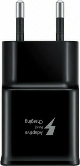 Samsung Φορτιστής Χωρίς Καλώδιο με Θύρα USB-A Μαύρος (EP-TA20EBE)