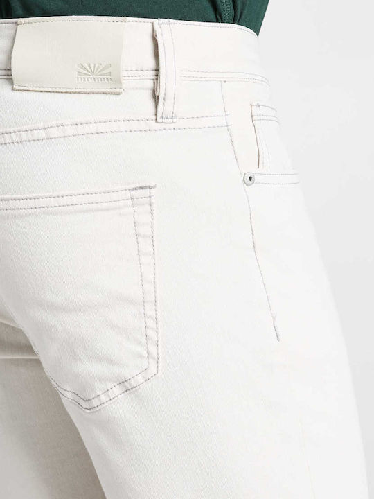 Men's Jeans Pants with Slim Fit Beige