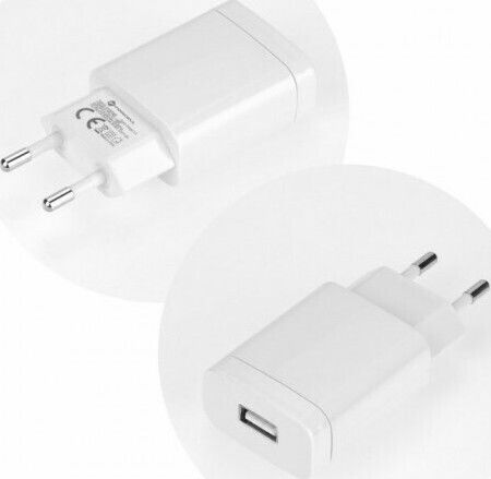 Forcell Încărcător Fără Cablu cu Port USB-A Quick Charge 3.0 Albς (Travel Charger)