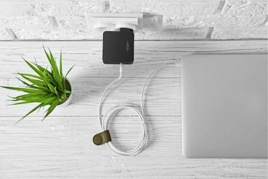 Ansmann Charger Without Cable with USB-A Port and USB-C Port 60W Power Delivery Blacks (254PD)