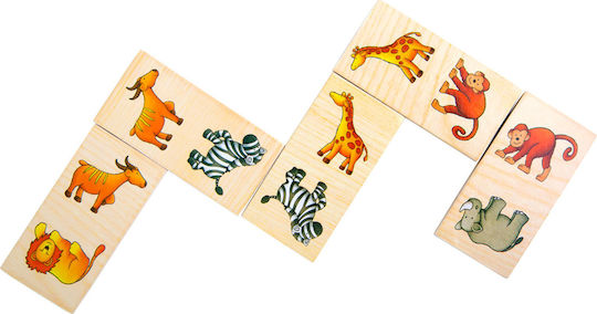 Board Game Ξύλινο Domino Safari for 1+ Players 3+ Years Old (EN) Small Foot