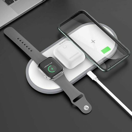 Hoco Încărcător Wireless (Qi Pad) 10W Albς (CW24 Handsome)
