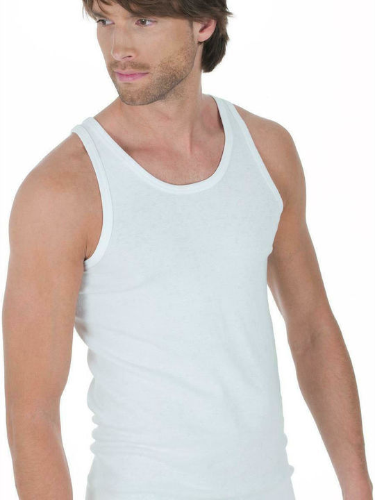 Sporty Sh02 Men's Sleeveless Undershirts White 2Pack