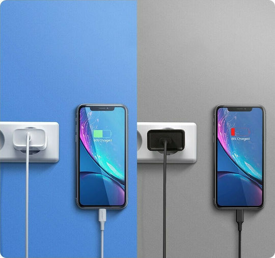 Ugreen Φορτιστής Χωρίς Καλώδιο με Θύρα USB-C 20W Power Delivery Λευκός (CD137)