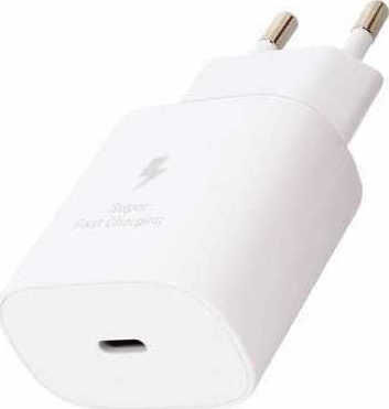 Samsung Charger Without Cable with USB-C Port 25W Power Delivery Whites (EP-TA800E Bulk)