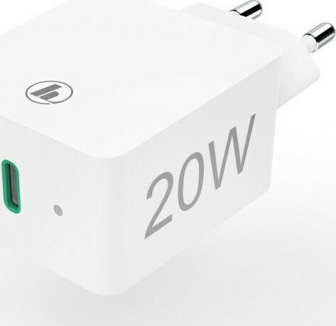 HAMA Wireless Charger with USB-C Port 20W Power Delivery White