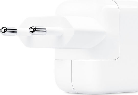 Apple Зарядно без кабел с USB-A порт 12W Бял (USB Power Adapter 2020)