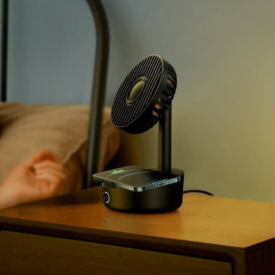 Baseus Kabelloses Ladegerät (Qi Pad) 10W Schwarzs (Hermit)