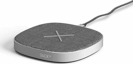 SACKit Ασύρματος Φορτιστής (Qi Pad) Γκρι (CHARGEit)