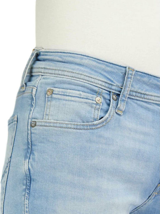 Liam Men's Jeans Pants with Skinny Fit Blue