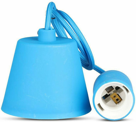V-TAC VT-7228 Lustră Albastru cu Dulie E27