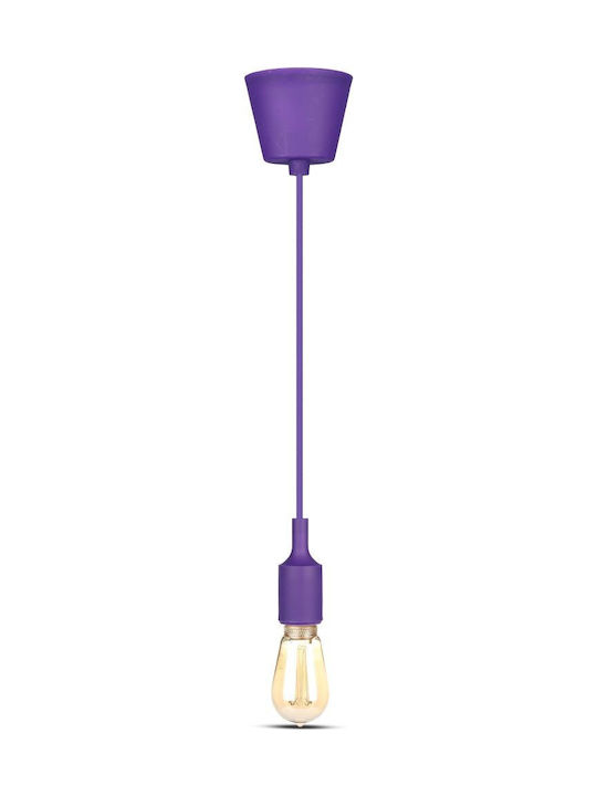 V-TAC VT-7228 Lustră Violet cu Dulie E27 100cm.