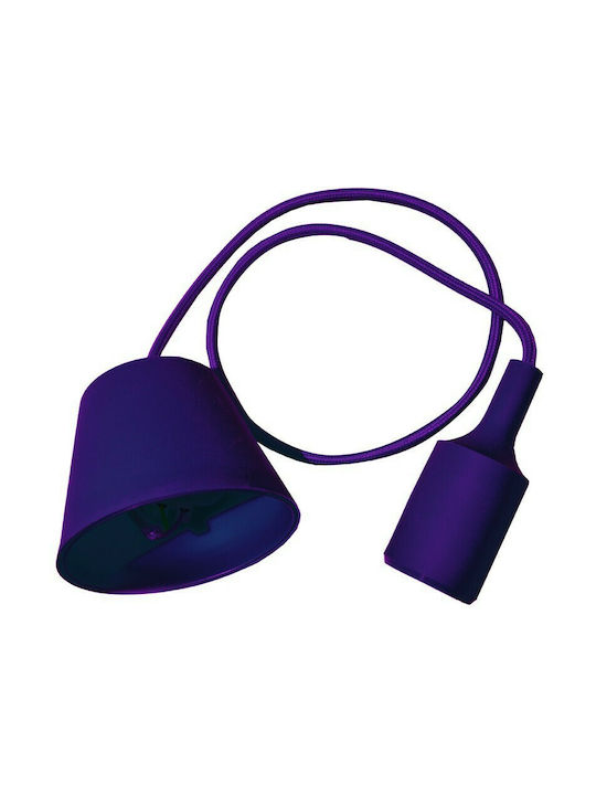 V-TAC VT-7228 Lustră Violet cu Dulie E27 100cm.