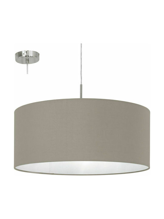 Eglo Pasteri Pendant Light Suspension for Socket E27 Beige