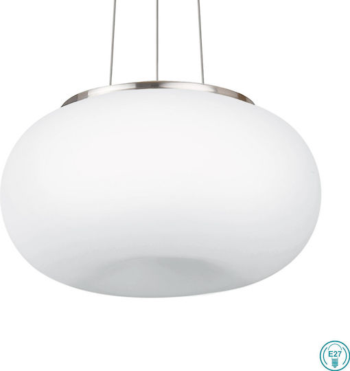 Eglo Optica Lustră Alb cu Dulie E27 35x110cm.