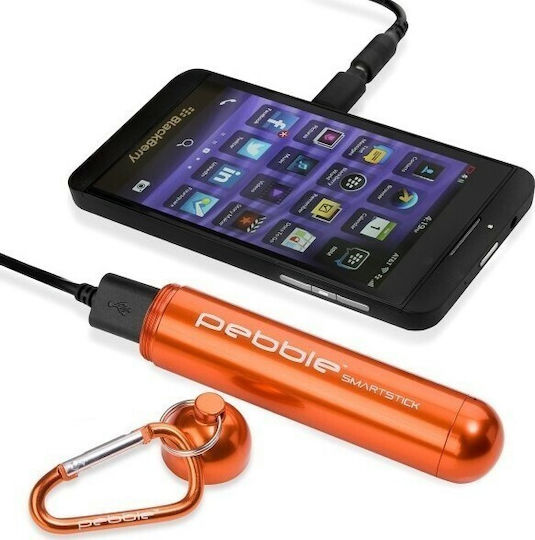 Veho Pebble Smartstick+ Power Bank 3000mAh με Θύρα USB-A Πορτοκαλί
