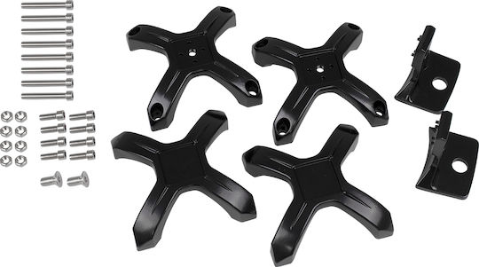 GloboStar Βάση για Μπάρα LED Universal Rollbar 2.25-3" 2τμχ